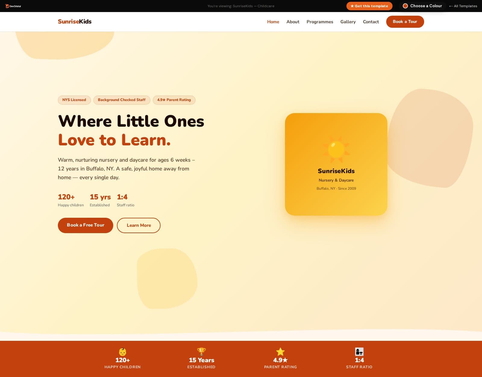 3 Best Childcare & Nursery Website Templates in 2026 preview