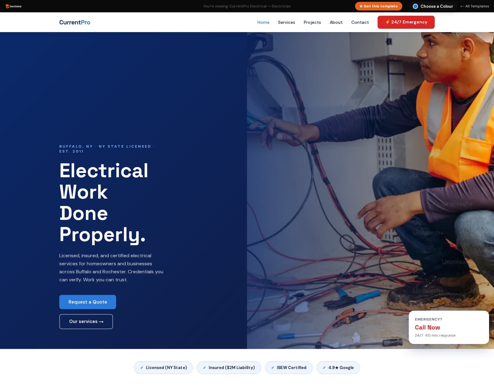 Electrician Website Design Ideas for Small Businesses preview