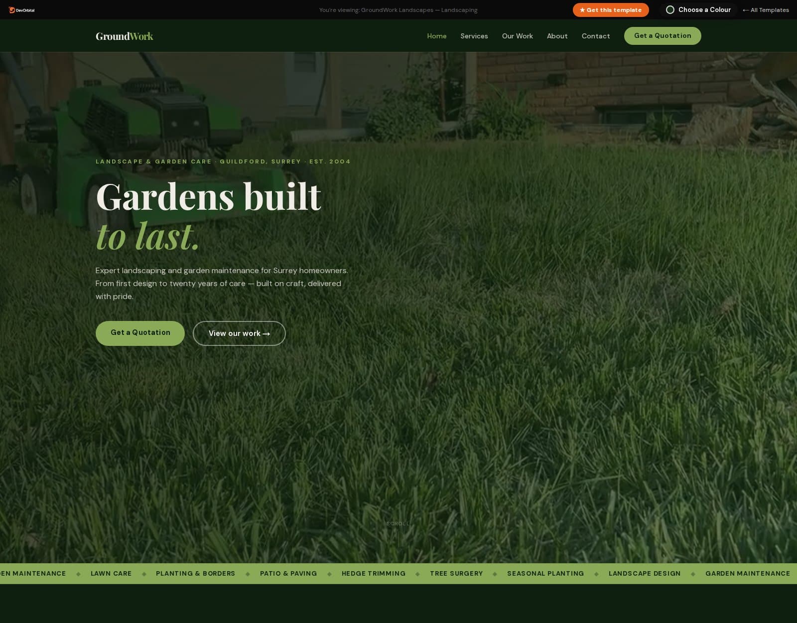 3 Best Landscaping Website Templates in 2026 preview