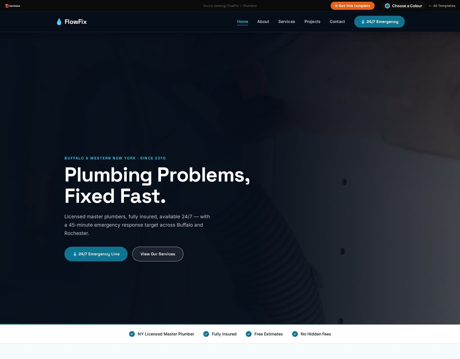 3 Best Plumber Website Templates in 2026 preview