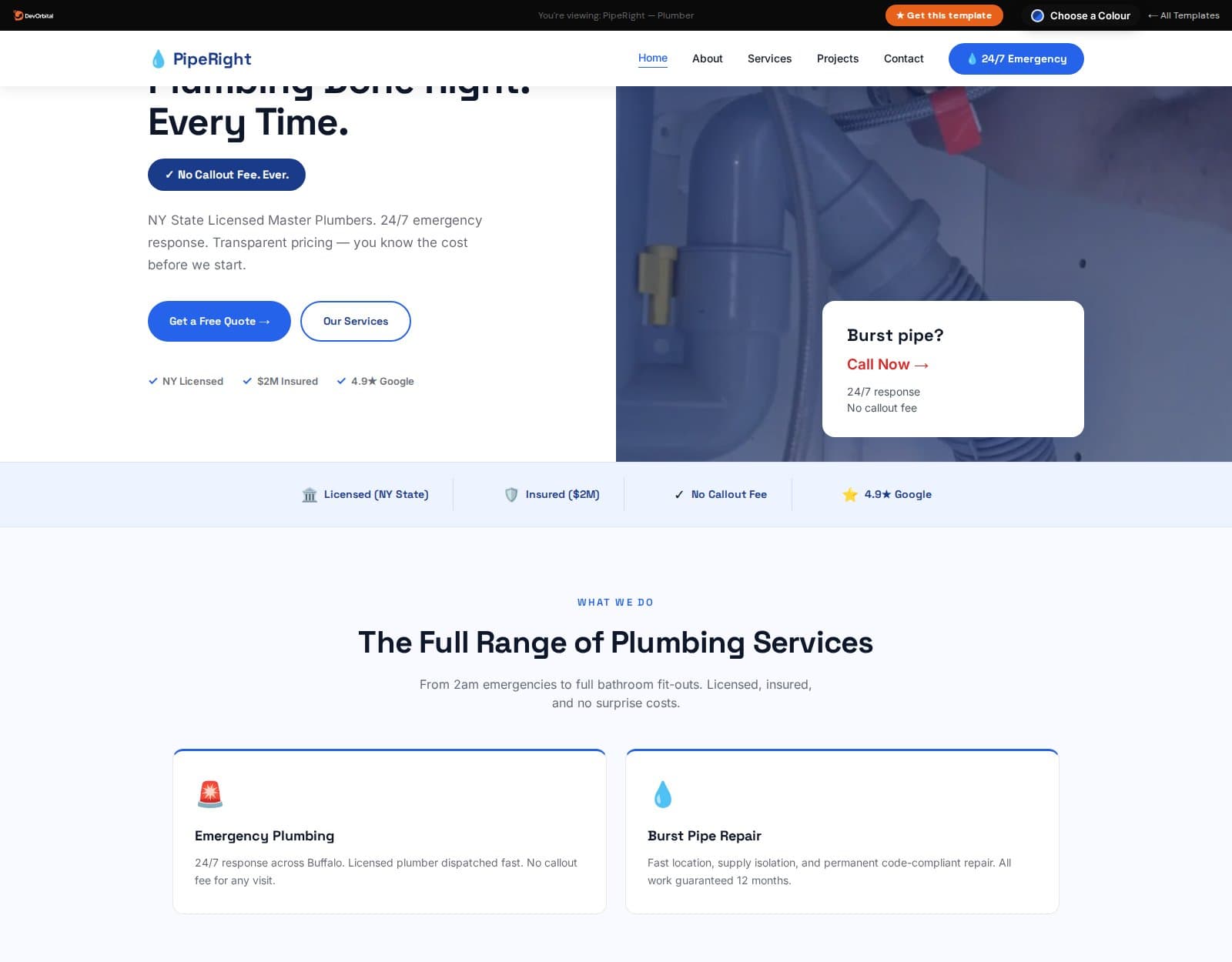 Plumber Website Design Ideas for Small Businesses preview