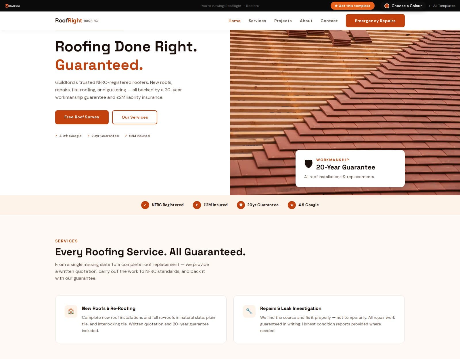 Roofing Website Design Ideas for Small Businesses preview